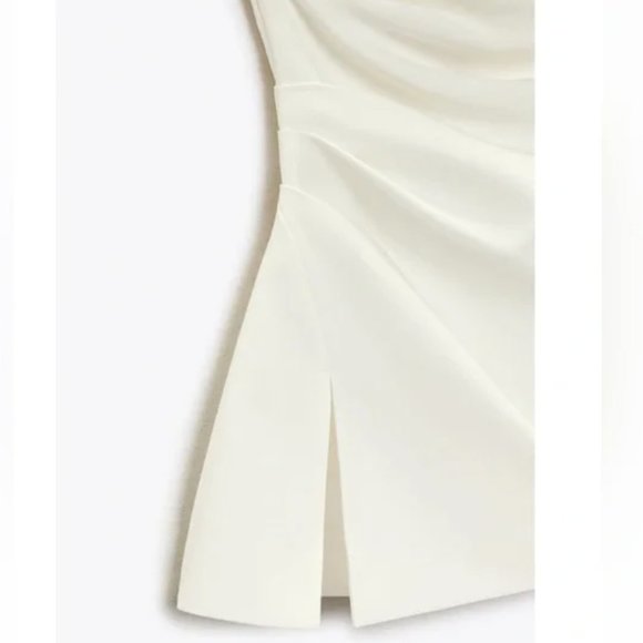 NWT Zara strapless top ecru - Picture 4 of 9